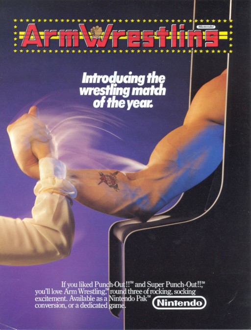 Arm Wrestling Arcade Game Cover